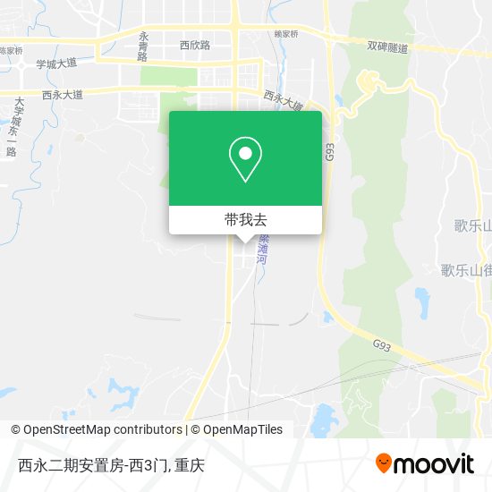 西永二期安置房-西3门地图