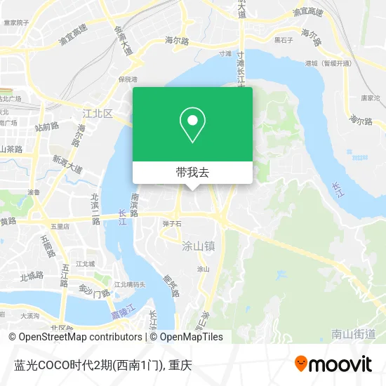 蓝光COCO时代2期(西南1门)地图