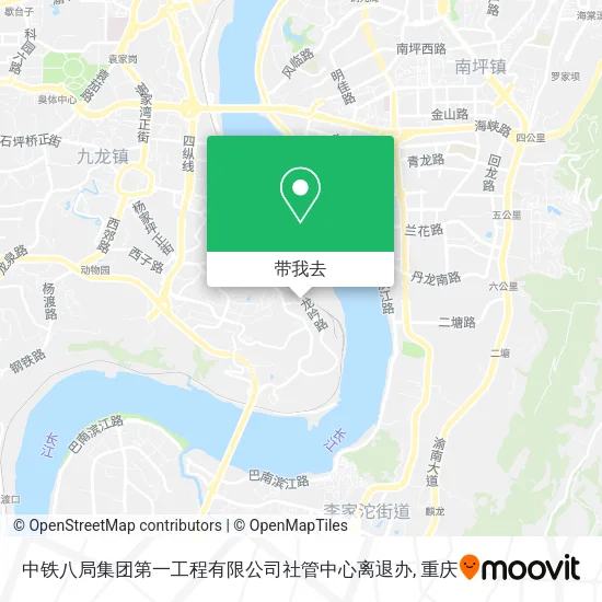 中铁八局集团第一工程有限公司社管中心离退办地图