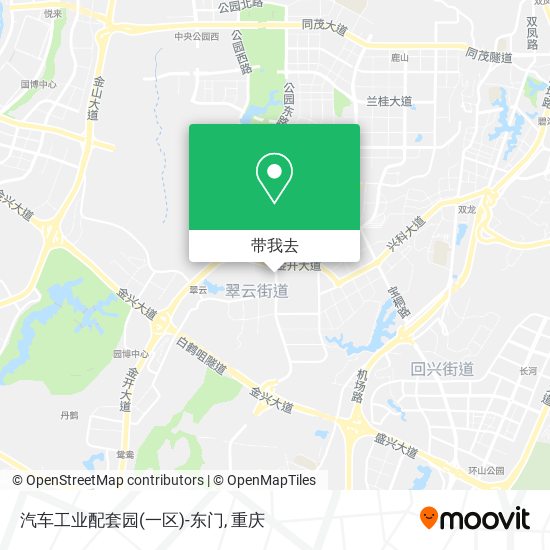 汽车工业配套园(一区)-东门地图