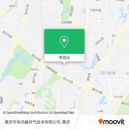重庆市埃贝赫排气技术有限公司地图