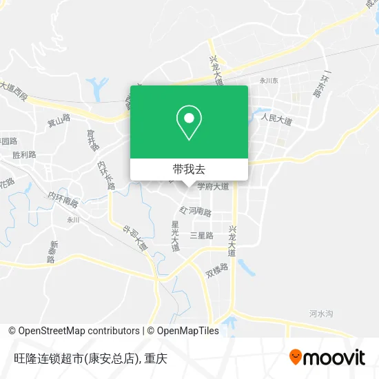 旺隆连锁超市(康安总店)地图