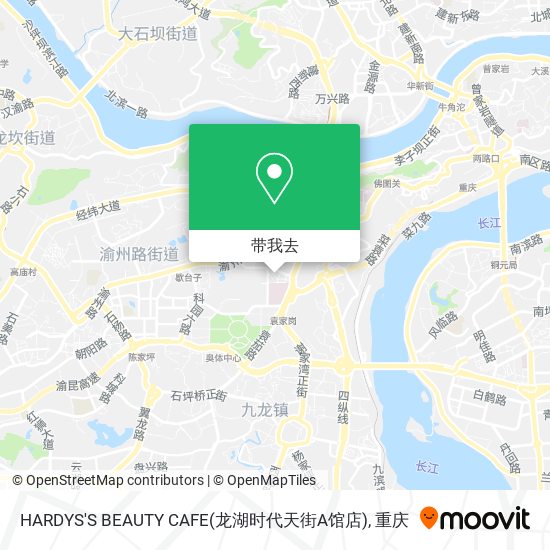 HARDYS'S BEAUTY CAFE(龙湖时代天街A馆店)地图