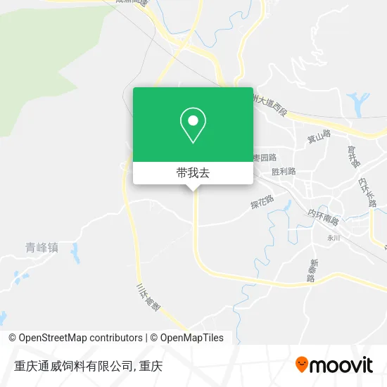 重庆通威饲料有限公司地图