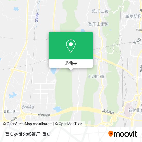 重庆德维尔帐篷厂地图