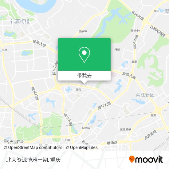 北大资源博雅一期地图