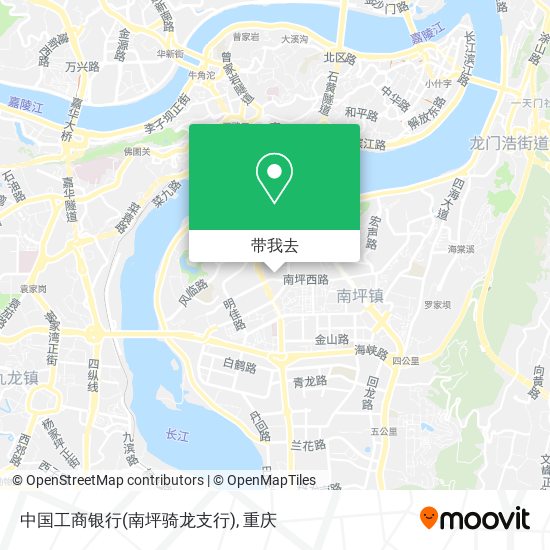 中国工商银行(南坪骑龙支行)地图