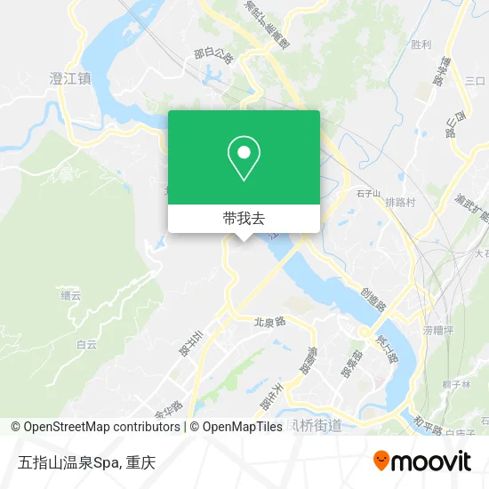 五指山温泉Spa地图