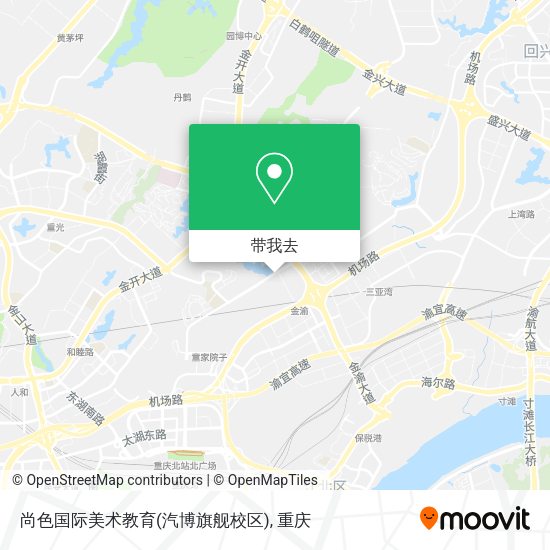 尚色国际美术教育(汽博旗舰校区)地图