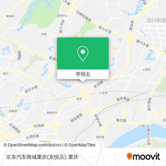 京东汽车商城重庆(东悦店)地图