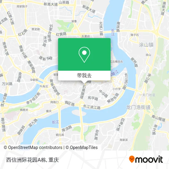 西信洲际花园A栋地图