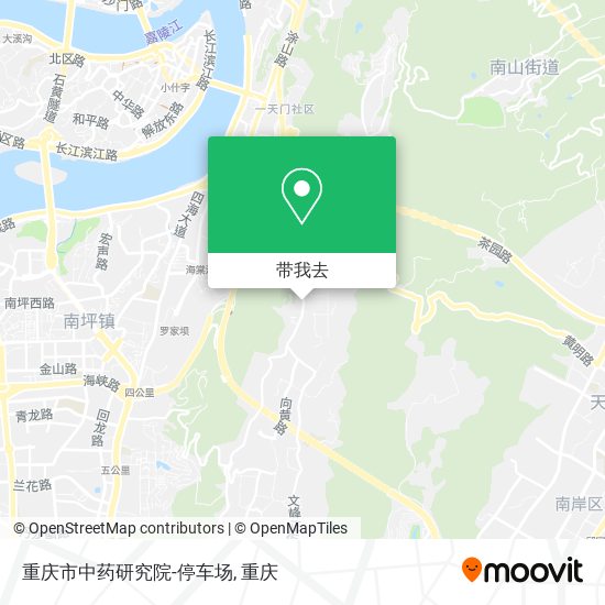 重庆市中药研究院-停车场地图