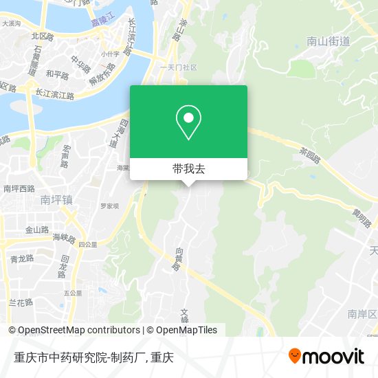 重庆市中药研究院-制药厂地图
