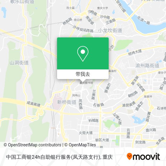 中国工商银24h自助银行服务(凤天路支行)地图