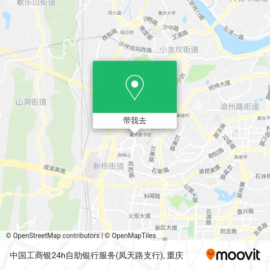 中国工商银24h自助银行服务(凤天路支行)地图