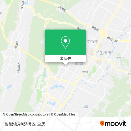 鲁能领秀城3街区地图