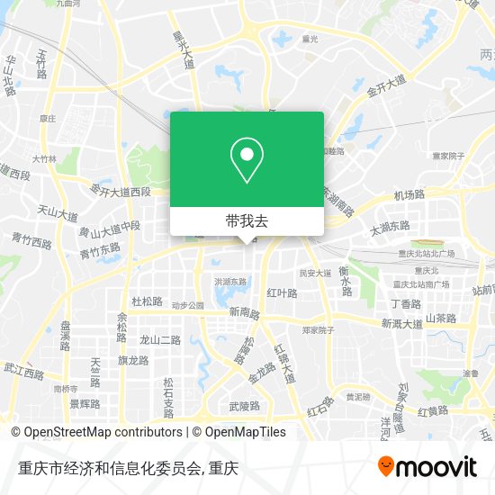 重庆市经济和信息化委员会地图