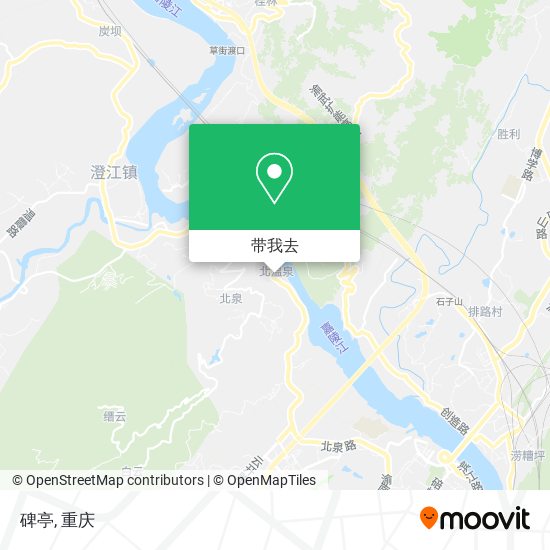 碑亭地图