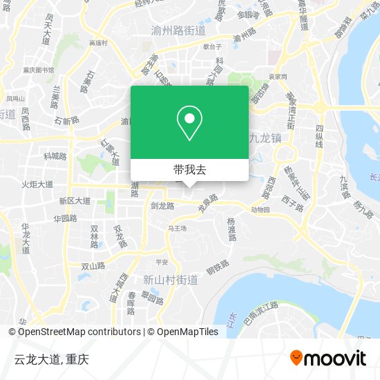 云龙大道地图