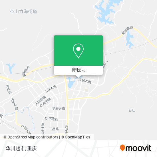 华川超市地图