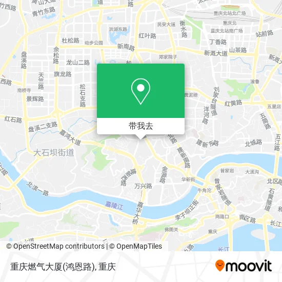 重庆燃气大厦(鸿恩路)地图