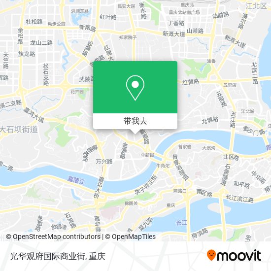 光华观府国际商业街地图