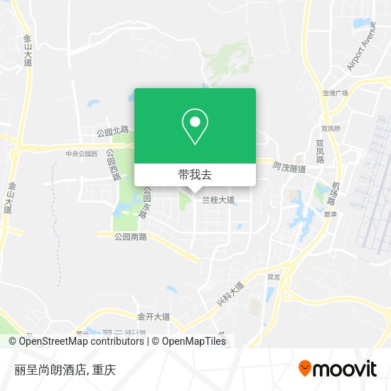 丽呈尚朗酒店地图