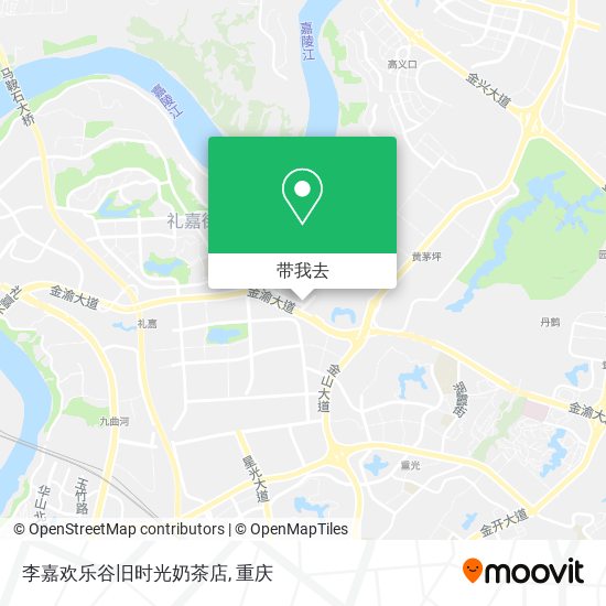 李嘉欢乐谷旧时光奶茶店地图