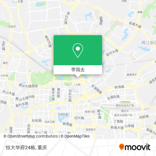 恒大华府24栋地图