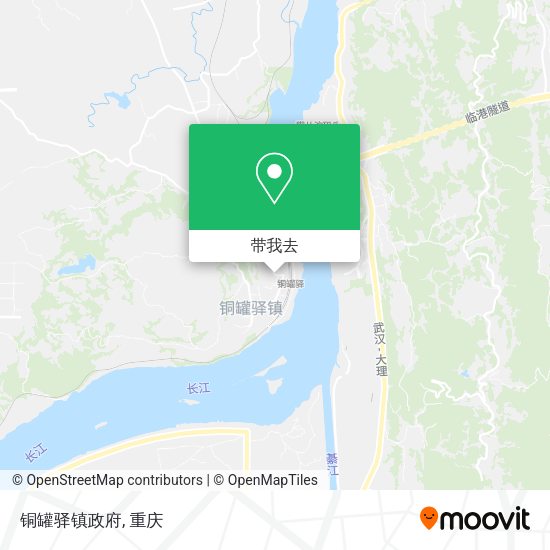 铜罐驿镇政府地图