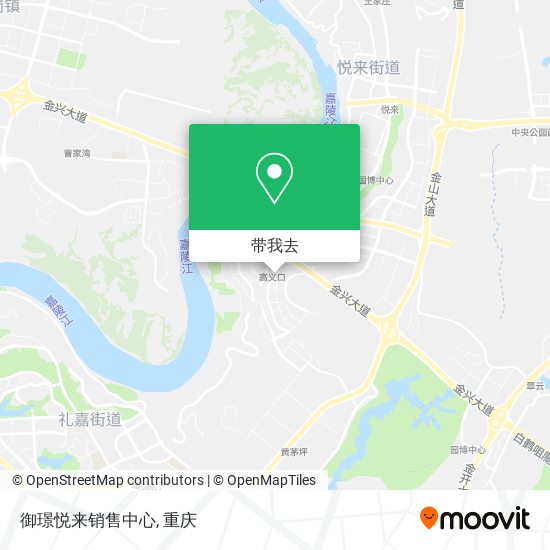御璟悦来销售中心地图