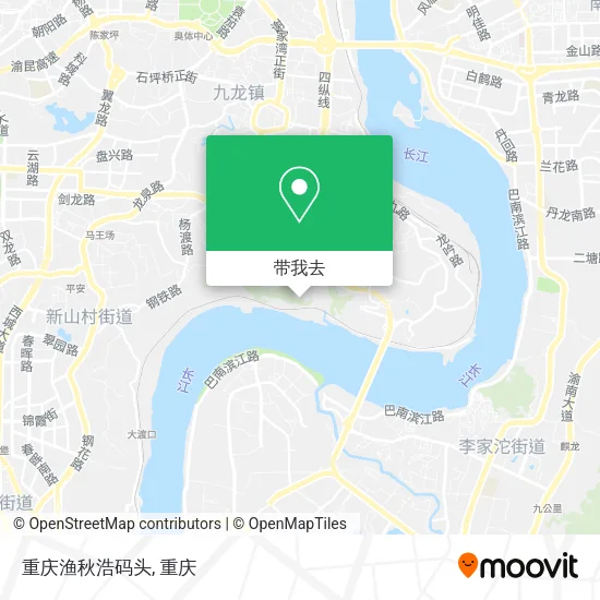 重庆渔秋浩码头地图