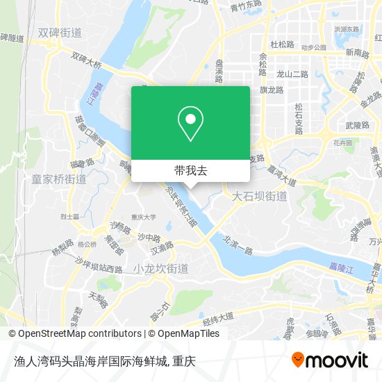 渔人湾码头晶海岸国际海鲜城地图