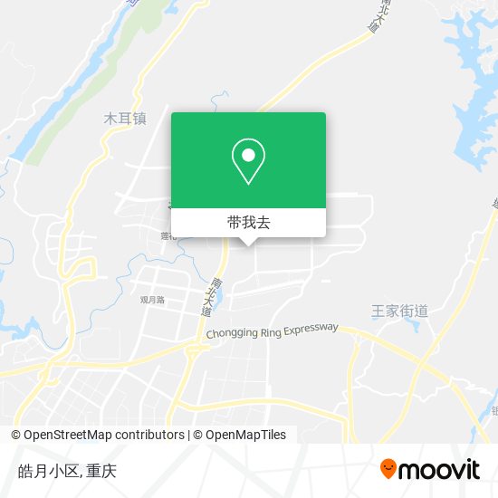 皓月小区地图