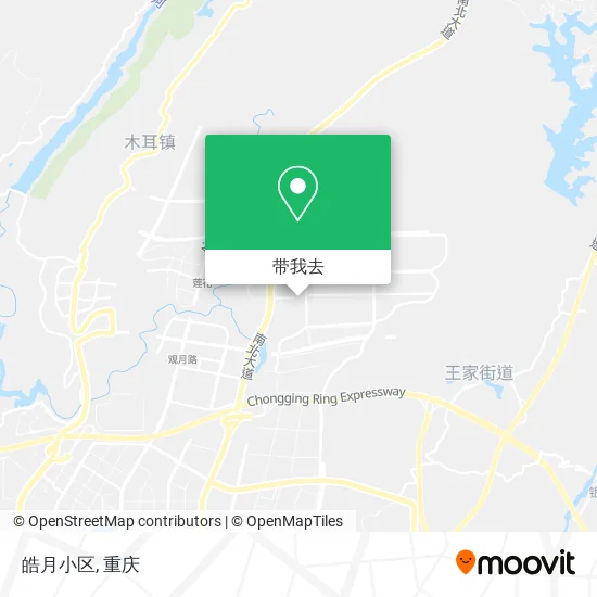 皓月小区地图