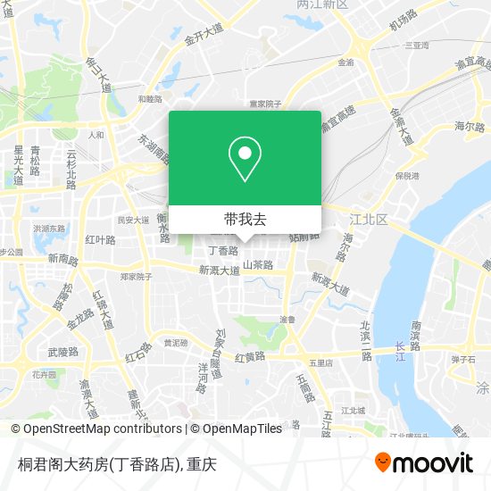 桐君阁大药房(丁香路店)地图