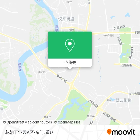 花朝工业园A区-东门地图