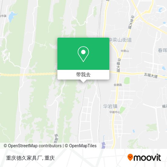 重庆德久家具厂地图