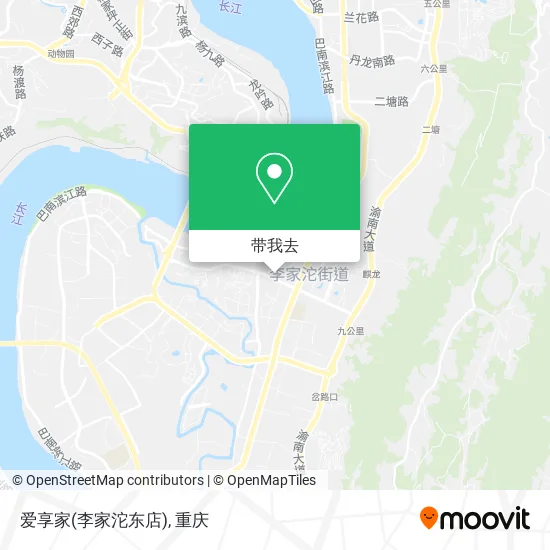 爱享家(李家沱东店)地图