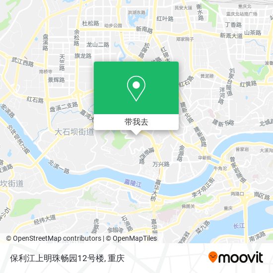 保利江上明珠畅园12号楼地图