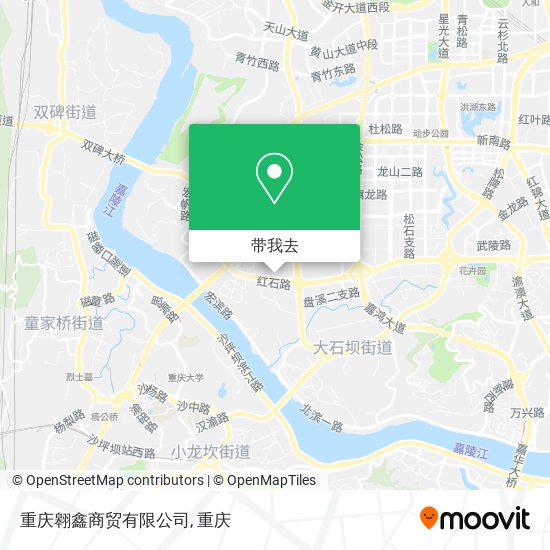 重庆翱鑫商贸有限公司地图