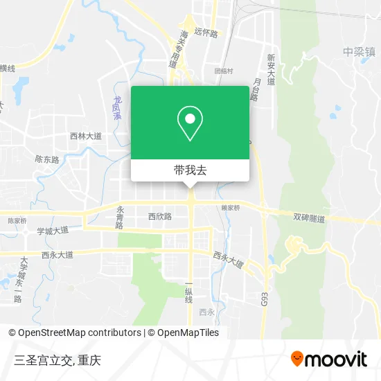 三圣宫立交地图