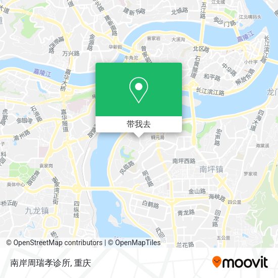 南岸周瑞孝诊所地图