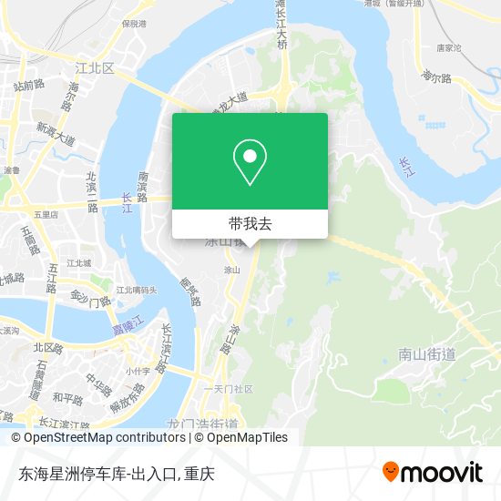 东海星洲停车库-出入口地图
