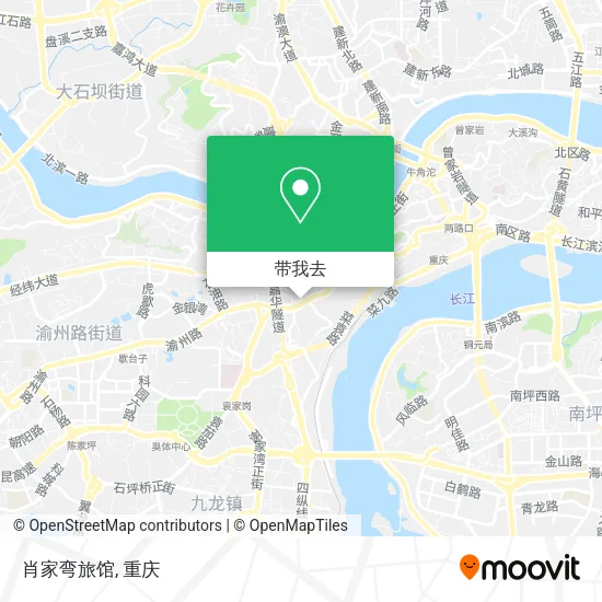 肖家弯旅馆地图