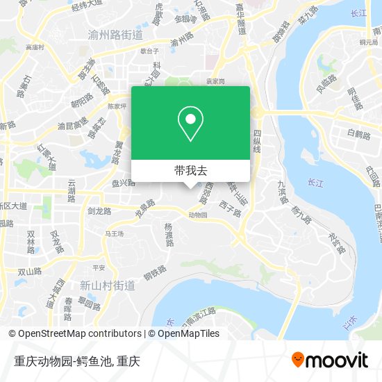 重庆动物园-鳄鱼池地图