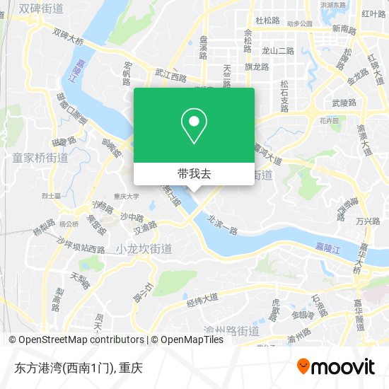 东方港湾(西南1门)地图