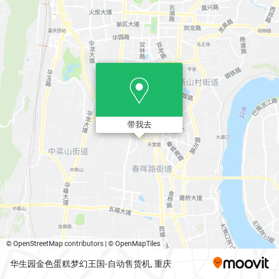 华生园金色蛋糕梦幻王国-自动售货机地图