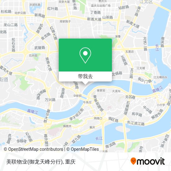美联物业(御龙天峰分行)地图