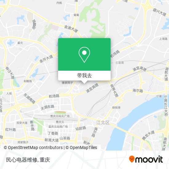 民心电器维修地图
